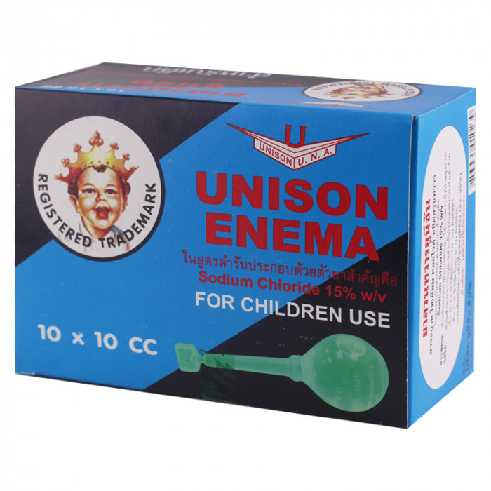 UNISON ยาสวนทวารเด็ก 10CC.